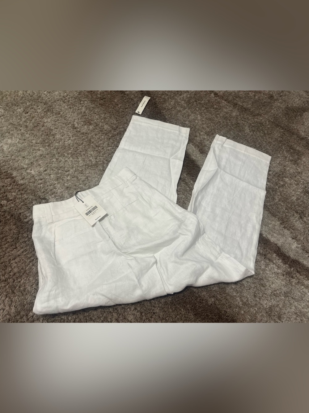 Reformation Alex Mid Rise Linen Pants - Picture 3 of 4